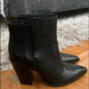ALL SAINTS-heeled bootie-sz40